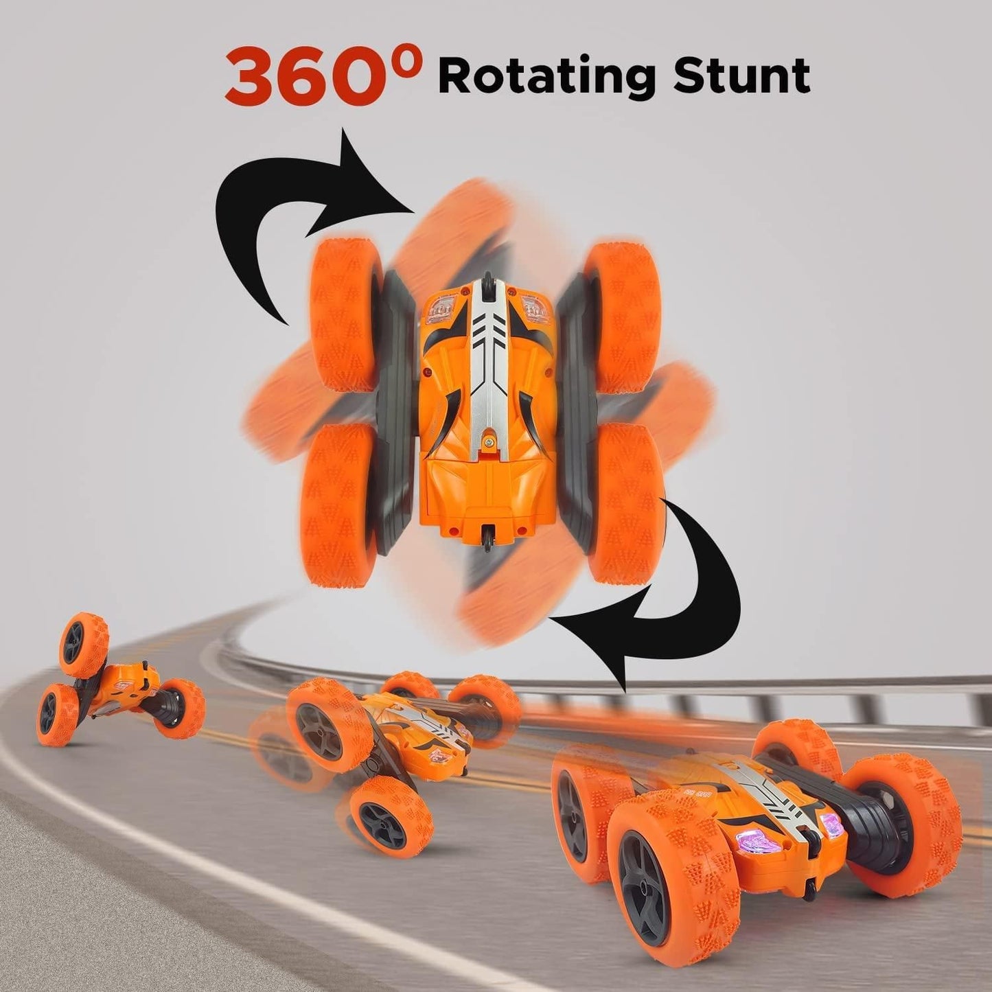 Super 360 deg Car Double Sided Rotating RC Stunt Car, Remote Control Car Toy