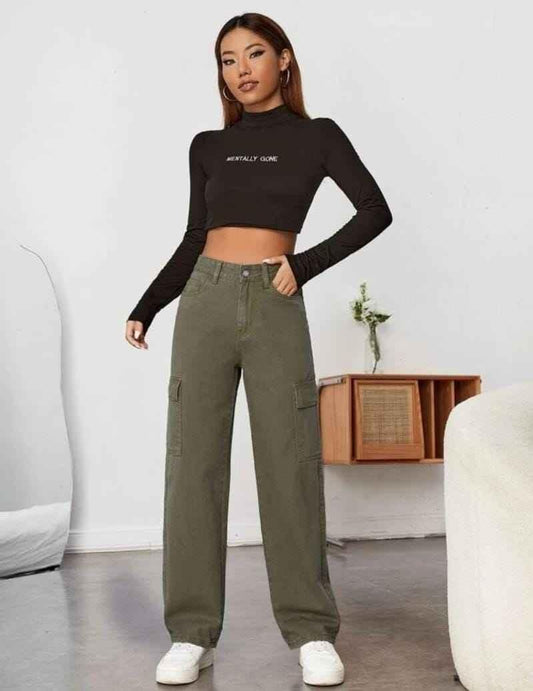 Cargo Pants style Jeans For Women