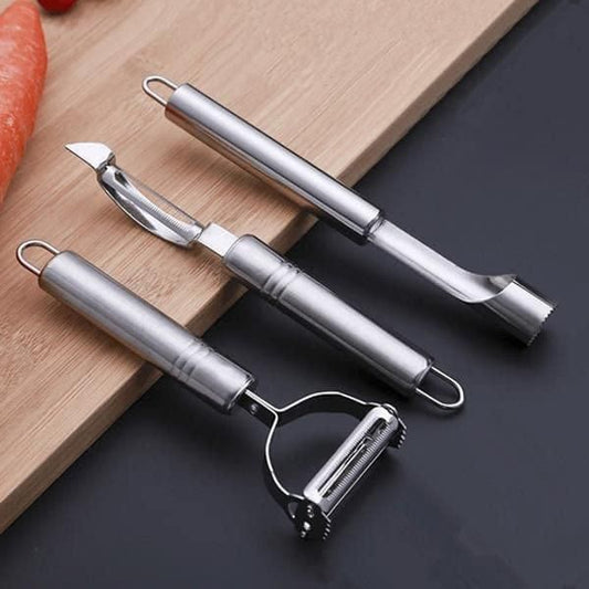 Peeler Veggie Cutter Slicer for Kitchen - 3pcs Set