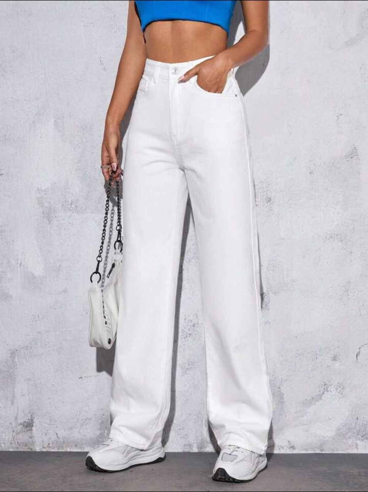 White Missyy Jeans For Women