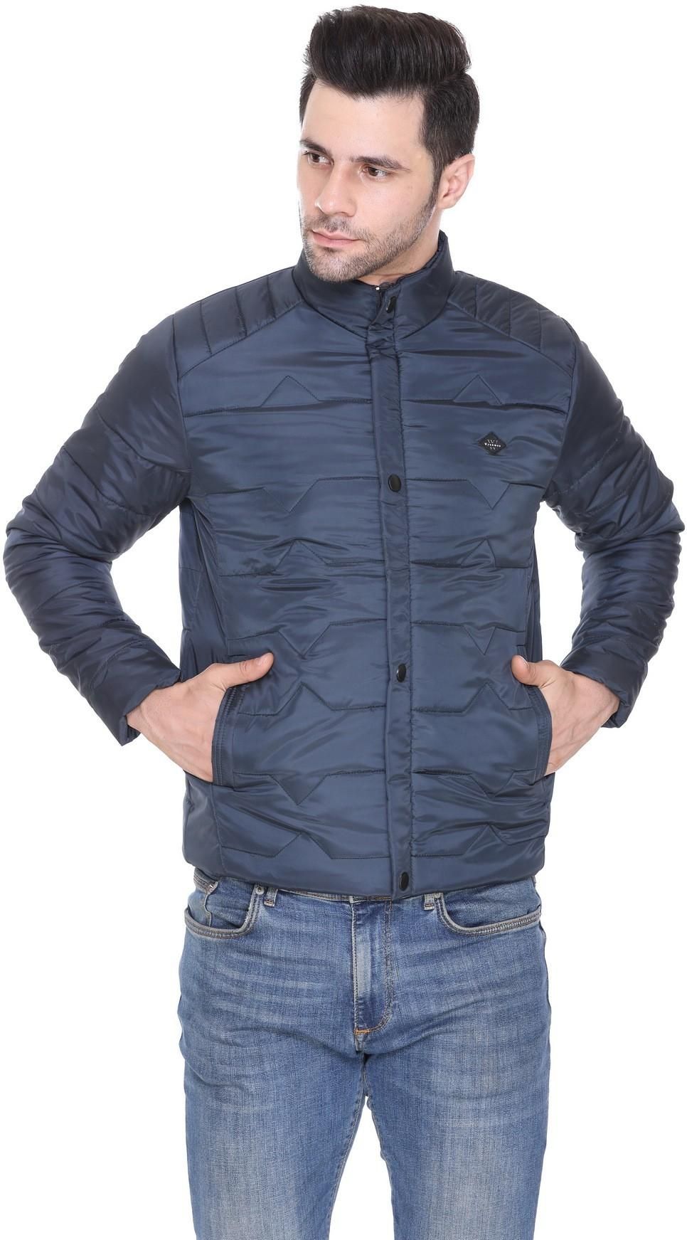 Men Solid Casual Jacket