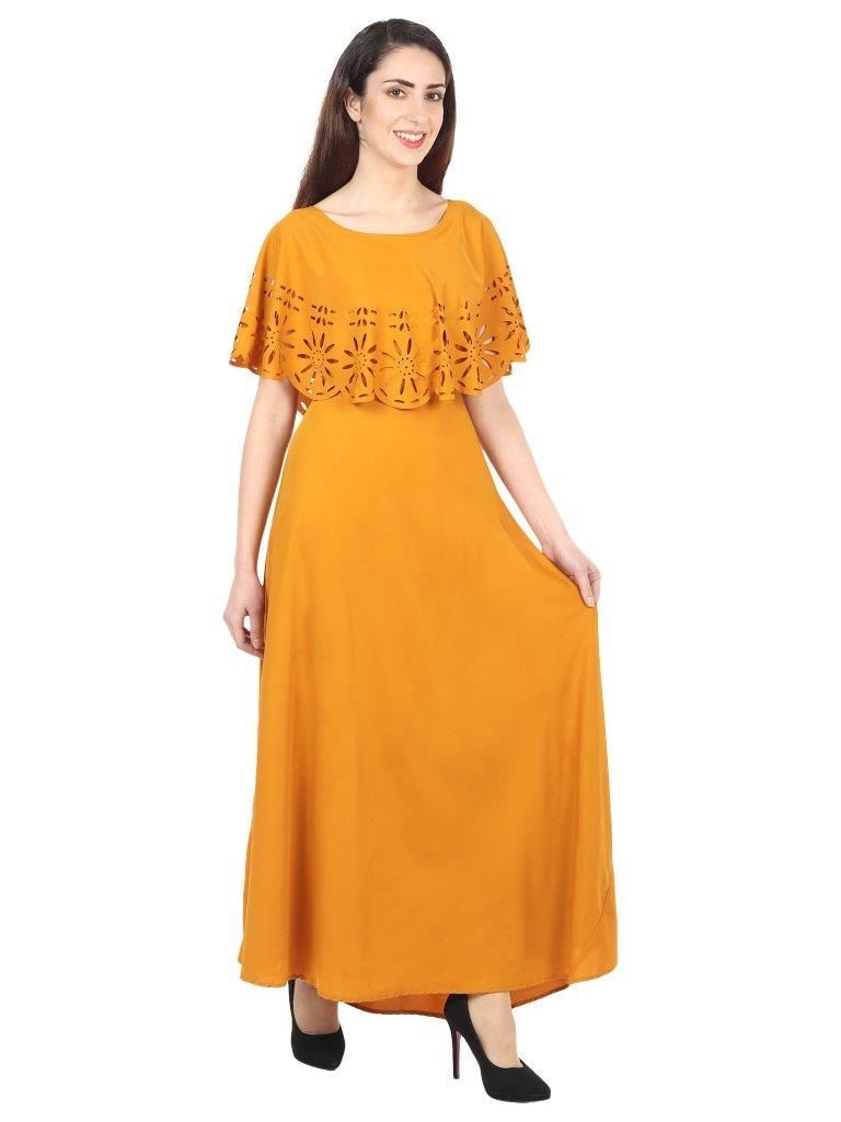 Women's Crepe Maxi Dresses