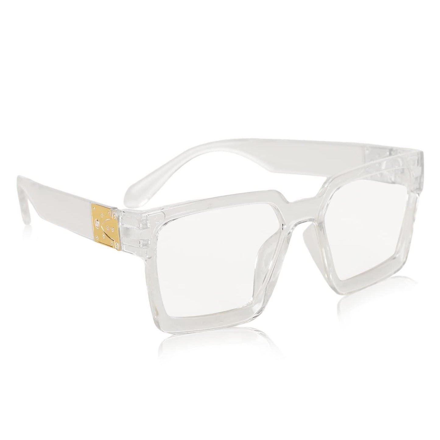 Unisex Signature Retro Square Sunglasses