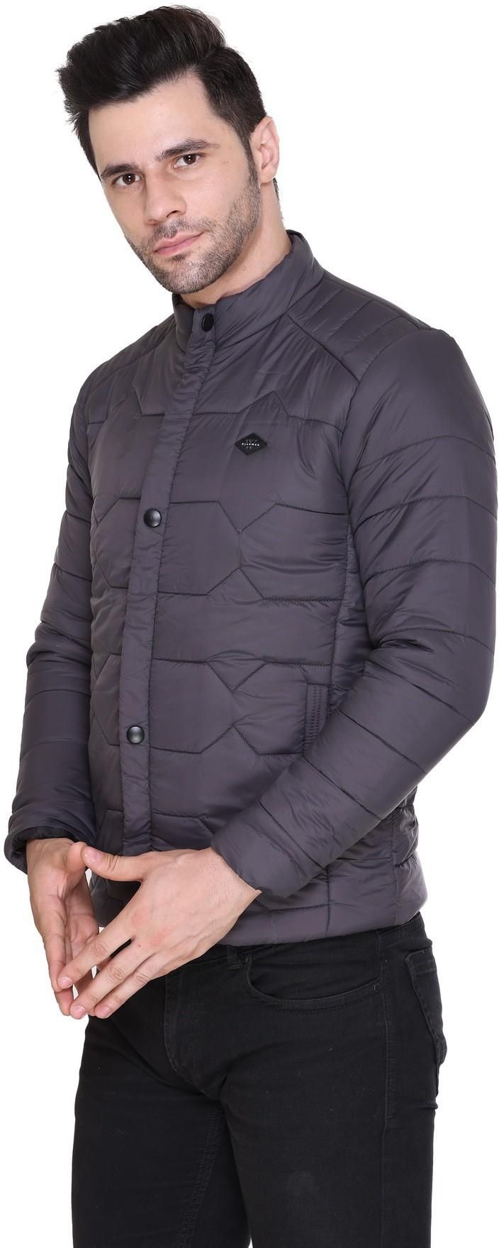 Men Solid Casual Jacket