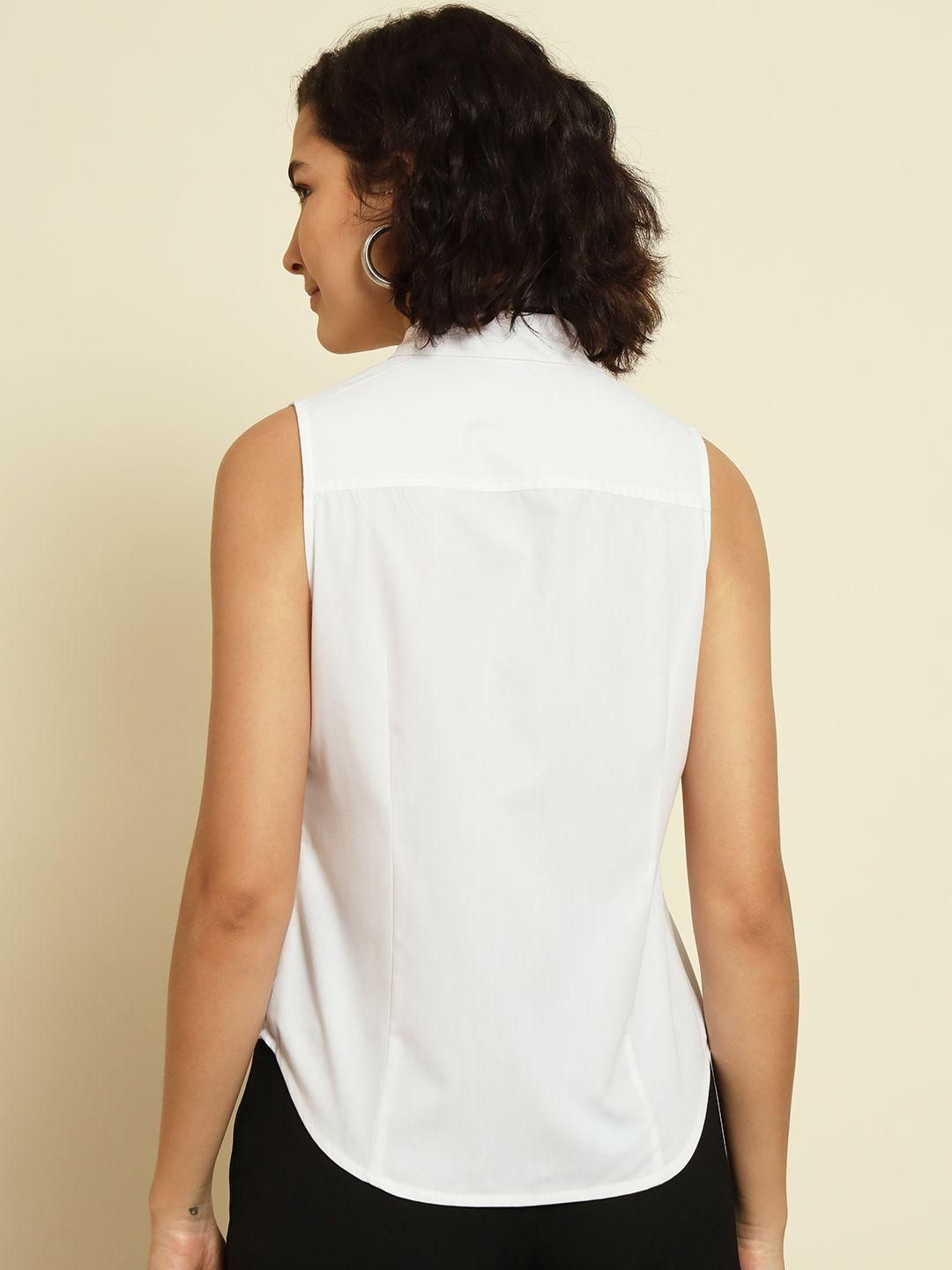 Sleeveless Regular Shirt