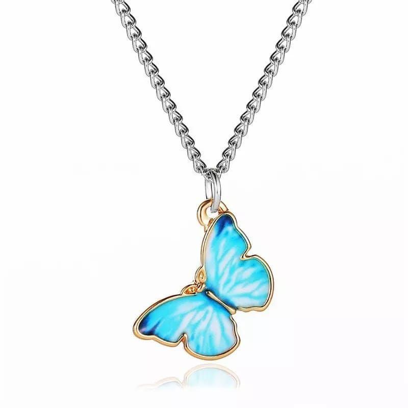 Pretty Blue butterfly Neck pendant