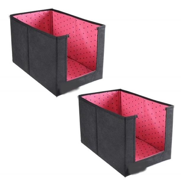 Closet Organizer-Foldable Clothing Organizer Stackers(Pack of 2)