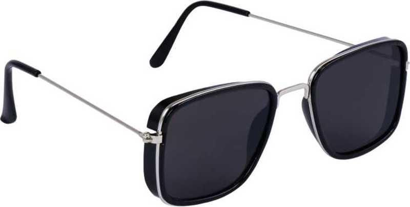 Unisex Retro Square Signature Sunglasses