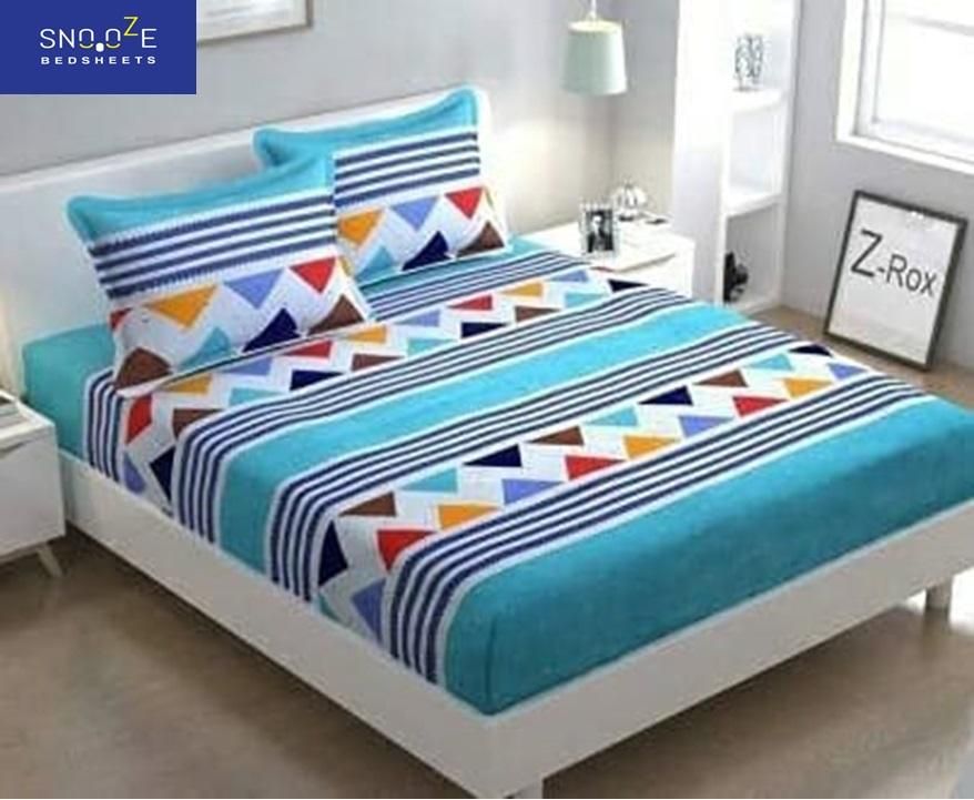 Cotton Fitted Double Bedsheets