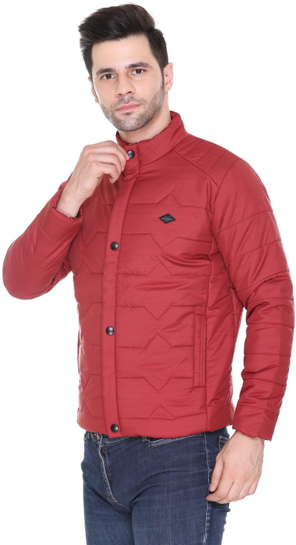 Men Solid Casual Jacket