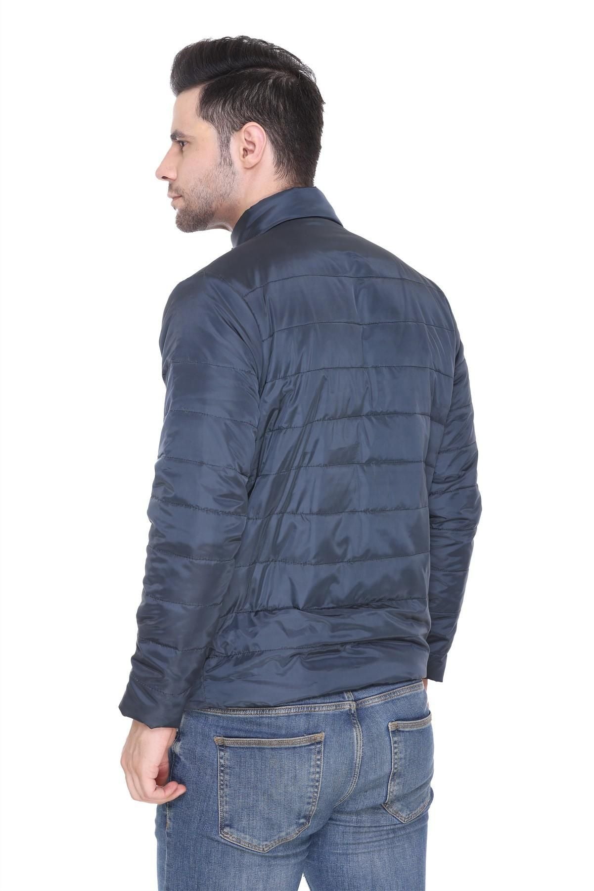 Men Solid Casual Jacket