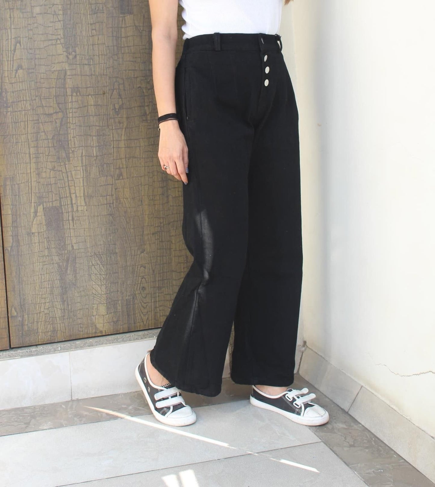 Black Wide Leg Jeans For Women