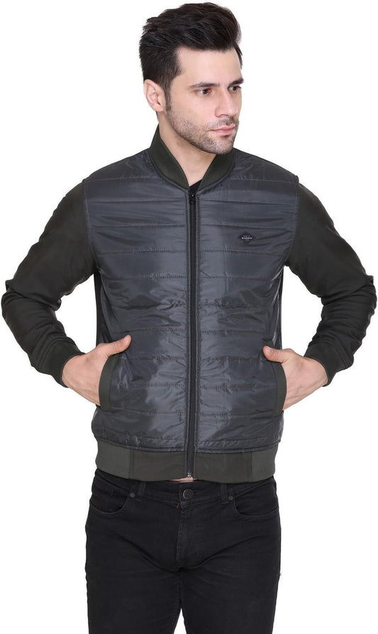 Men Solid Casual Jacket