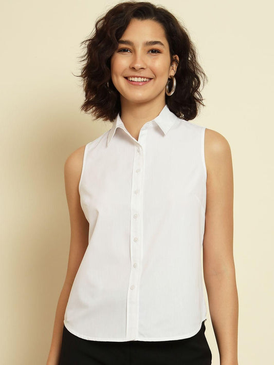 Sleeveless Regular Shirt