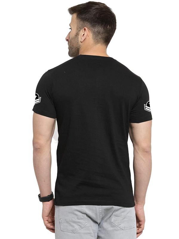 Army Printed Round Neck Half Sleeve T-Shirt