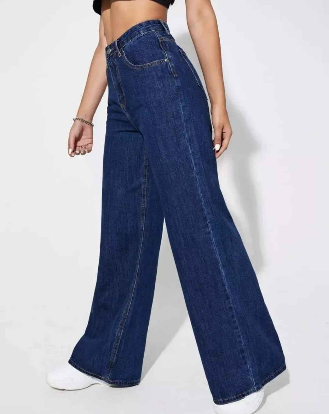 Indigo Wide-Leg denims For Women