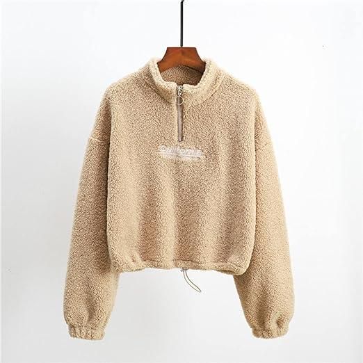 Women's Brown Loose Fit Sweatshirt