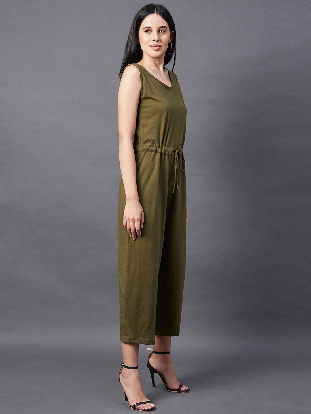 Women's Cotton Solid Jumpsuits