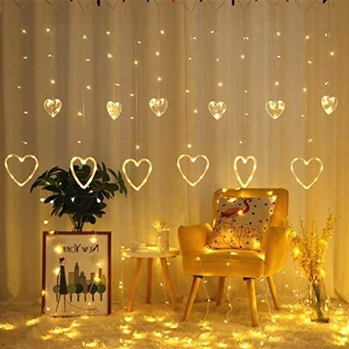 Heart Curtain Light - 5+5 Heart,