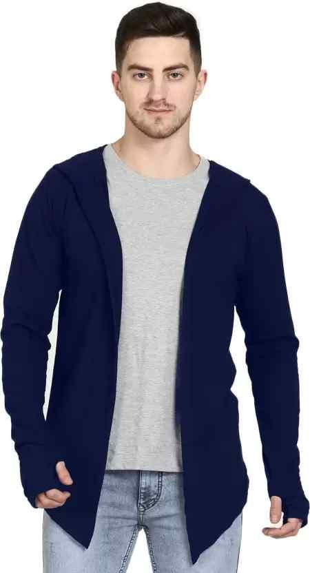 Men Jacket Style Full Sleeve Shrug