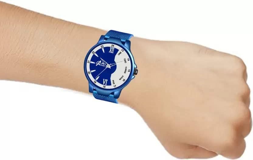 Double Tune Dial Analog Wrist Watch Women