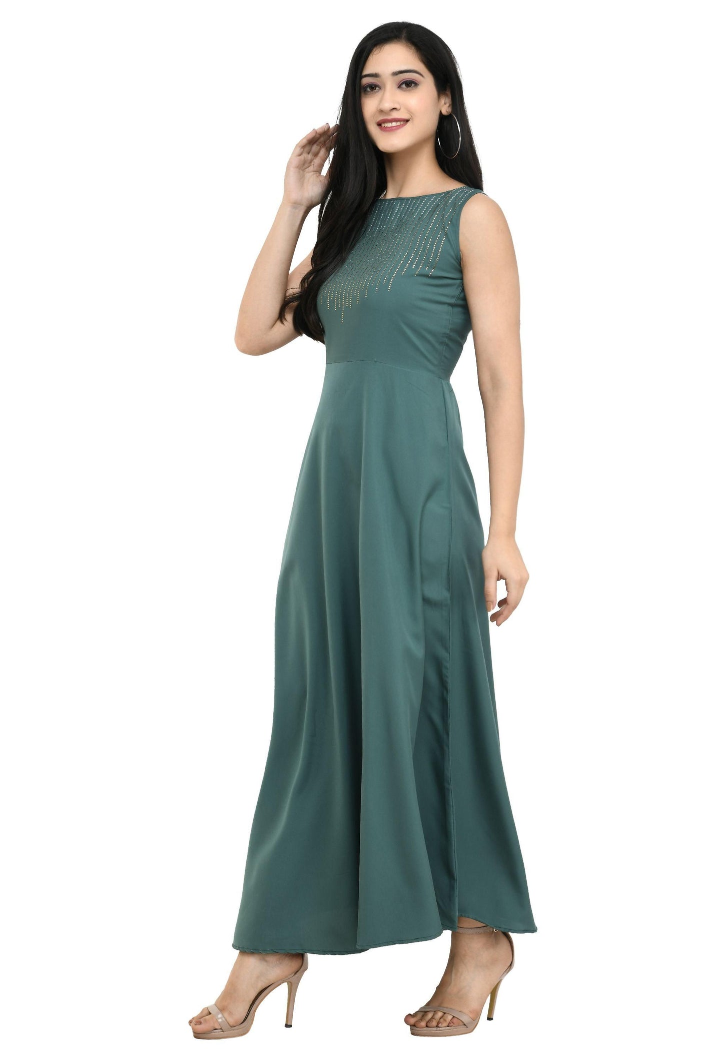 Women's Solid Maxi Dress