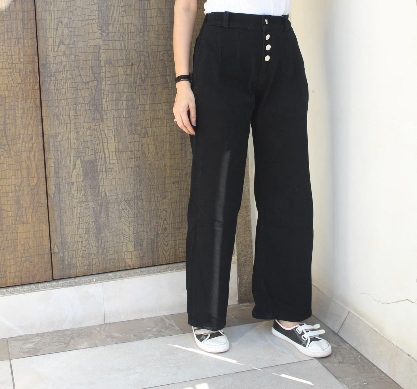 Black Wide Leg Jeans For Women