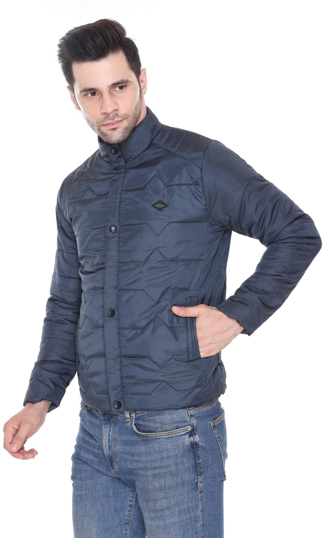 Men Solid Casual Jacket