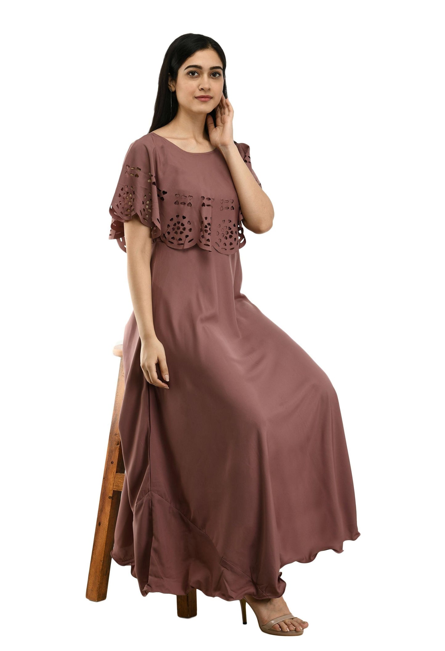 Women's Solid Maxi Dress