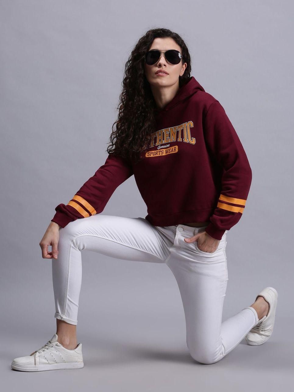 Women's Fleece  Sweatshirts with Hoodie