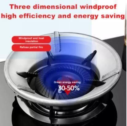 Gas Stove Cover Disk-Windshield Bracket Gas Stove Energy Saving Cover Disk