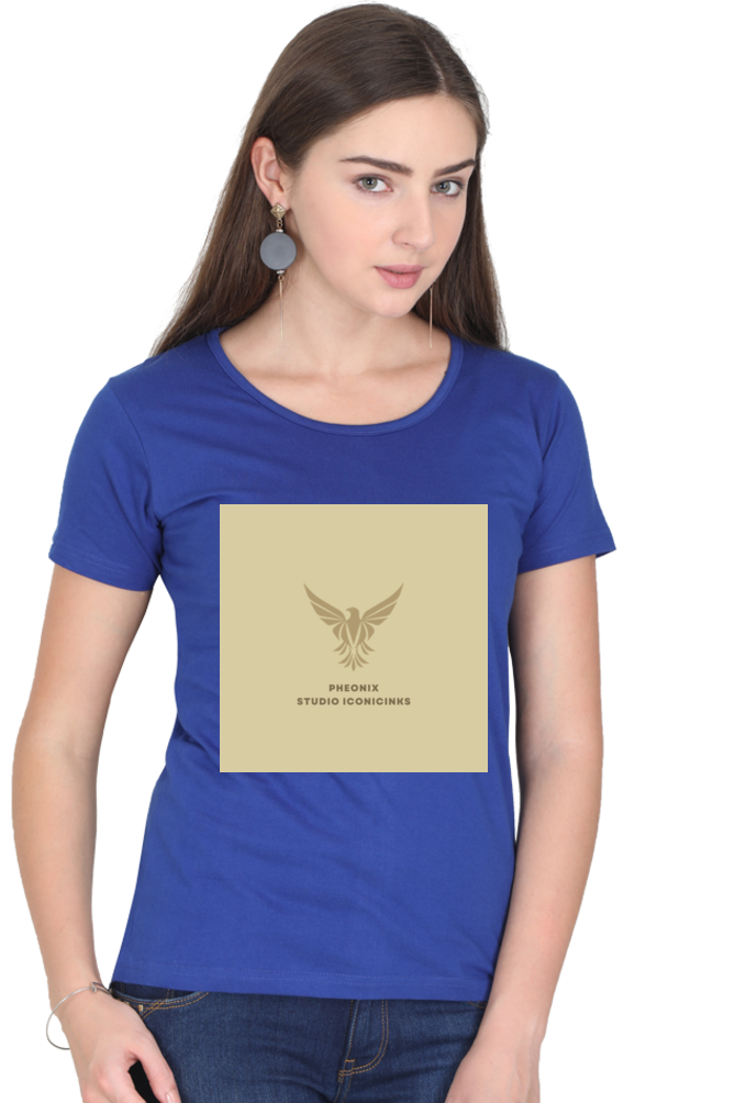 "Embrace Transformation with our Phoenix-Themed Women's T-Shirt!"